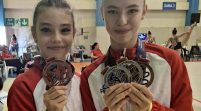 Mara Cercel și Maria Prodan au urcat pe podiumul balcanic de ritmică!