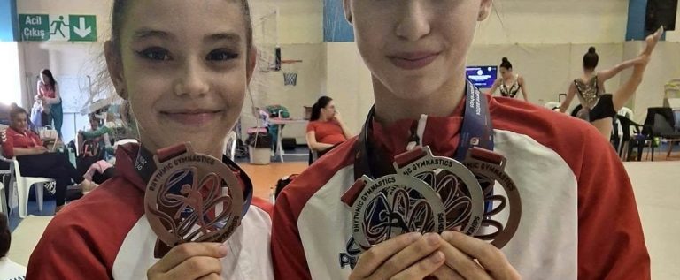 Mara Cercel și Maria Prodan au urcat pe podiumul balcanic de ritmică!