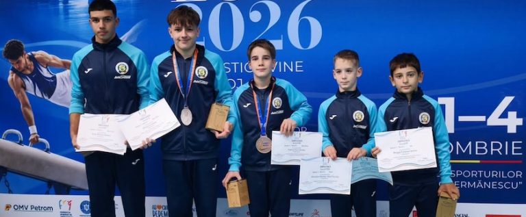 Doi gimnaști arădeni au urcat pe podiumul național al juniorilor